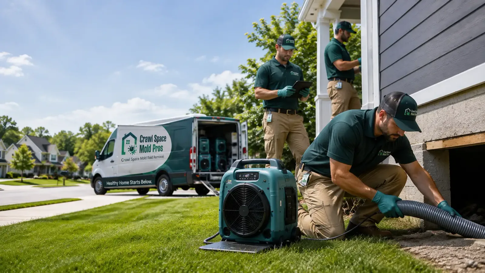 Crawl Space Mold Removal in Westland, PA